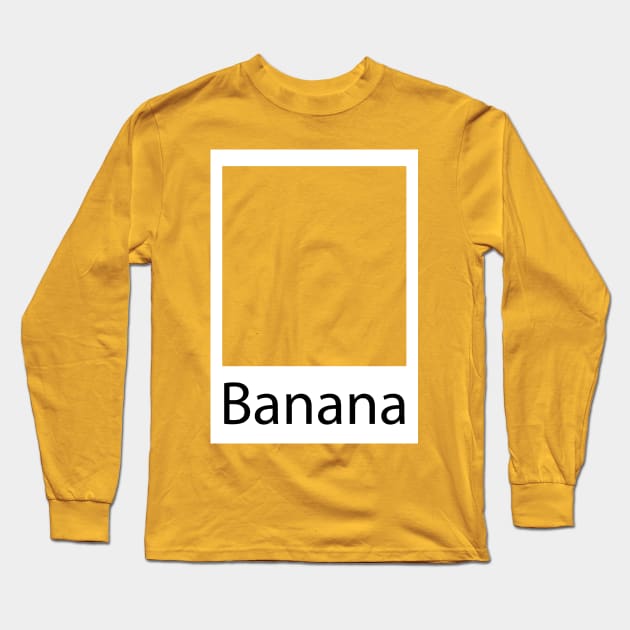 Banana Long Sleeve T-Shirt by teeteet